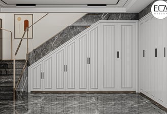 merdiven altı dolap tasarımları
