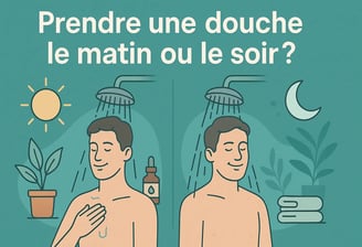 prendre une douche le matin ou le soir recherchesante