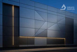 Diseñamos fachadas arquitectónicas en ACM, metal y vidrio para transformar la imagen de tu empresa