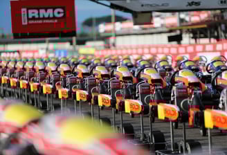 Sodi karts lined up