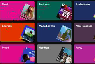 Spotify playlist genre selection