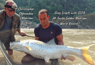 IGFA All-Tackle Golden Mahseer World Record.