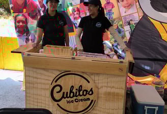 Carrito para eventos - Servicio de helados y paletas para tus eventos