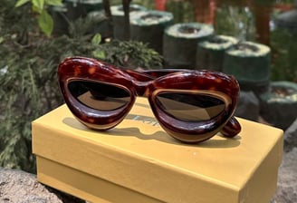 Lentes Versace, gafas de sol cat eye carey