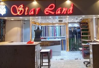 Starland- cloth showroom in dharamtala desigend by Azitas Interio