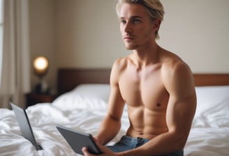 A hand holds a smartphone displaying a dating app interface. The screen shows profiles of adults with a text 'Dating for grown-ups' encouraging registration to connect with singles nearby. Profiles are highlighted with circular images.