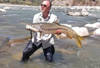Golden Mahseer fishing trips India.