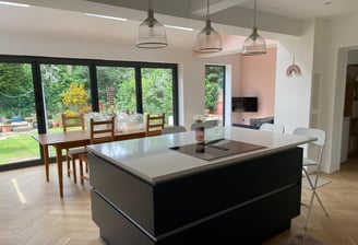 Kitchen renovation project in Worcester with custom fittings