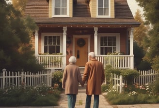 Hands are applying gentle pressure on a person's back, indicating a massage or physical therapy session. The person is lying down and wearing a gray garment.