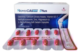 Novocal Plus – Advanced bone & nerve health support with Calcitriol, Omega-3, Methylcobalamin, Folic