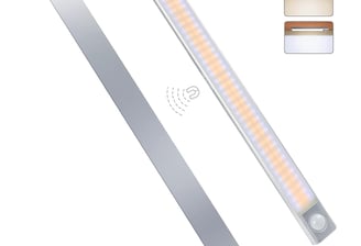 a light that is on a white surface
