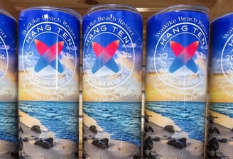 Custom printed tumblers featuring your business logo – perso