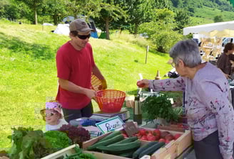 Marché en plein air
