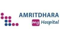An image with logo of Amritdhara hospital in Karnal