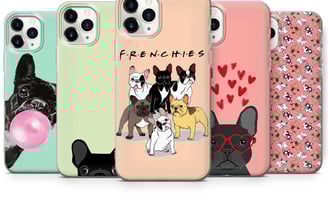 5 custom printed phone cases (Dogs)