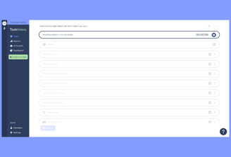 Taskinova in-app user interface displaying a seamless and intuitive design.