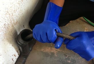 desentupimento em tubulação
