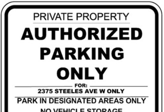 Parking Signs
