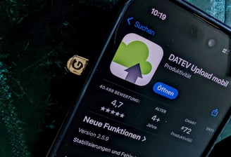 iPhone App DATEV Upload Mobil