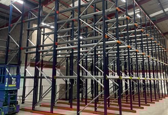 Drive-in racking for maximised storage