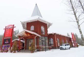 Das Haus vom Weihnachtsmann in Rovaniemi