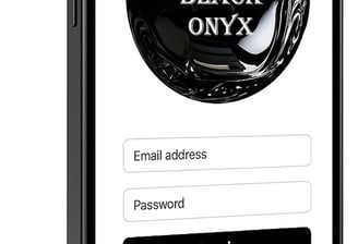 Black Onyx cell phone exchange app.