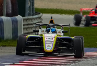 andreas Lo bue dans une formule 4