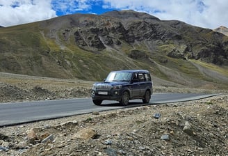 SUV used on Mahseer Fishing trips.