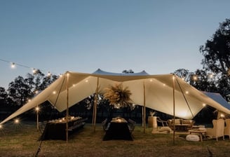 tente stretch strech pour une fête
