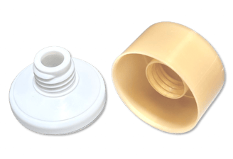 Plastic Tube Head Shoulders and Standup Cap manufactured in IOT enabled Elmer Plant at Ahmedabad IND