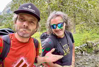 Mountain Guides Davide Spini and Giovanni Ongaro