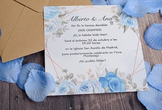 tarjetas de boda en tenerife