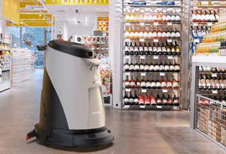 robot čisti u vinoteci