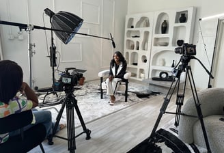 Behind the scenes of video productions