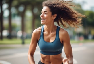 group of women exercise using dumbbells