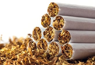 tobacco causes teeth damage