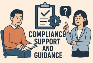 Compliance support and guidance