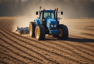 Un tractor new holland