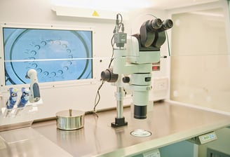 Advanced fertility lab with IVF equipment in Lisbon, Portugal