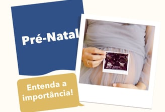 grávida feliz com o seu pré-natal em dia
