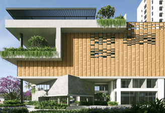 Well-designed clubhouse space for residents at Tridasa Rise in Hyderabad