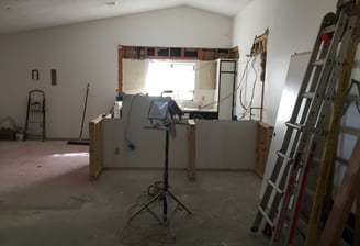 Open Space Living room/Kitchen concept