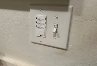 Put your bathroom exhaust on a Timer switch