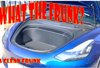 The Tesla Model 3 Frunk is 6.5 Cubic Feet in Area. What the Frunk? EV Car Guide.
