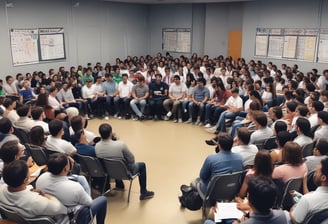 A black and white poster is taped to a pole, containing text about ways to help social justice causes. The poster mentions donating to various funds, signing petitions, getting educated on issues, and using personal privilege to speak up.