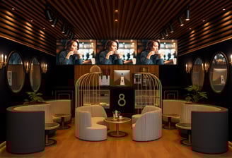 Diseño de interiores cafeteria