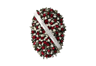 imagem mostra coroa de flores da consolare são paulo