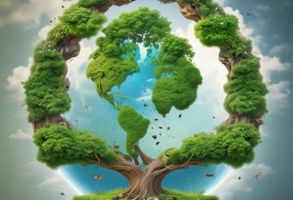 A wooden structure with a weathered appearance features a handmade sign promoting recycling. The sign, affixed to the wooden wall, contains text urging readers to follow instructions for effective recycling. Another smaller sign is visible with a recycling symbol above the larger sign. The setting gives an impression of simplicity and a focus on eco-friendly practices.