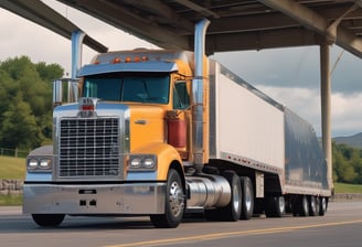 Several large black and yellow logistics trailers are parked in a lot under a clear blue sky. The trailers have bold patterns and the words 'Bros Log' displayed prominently on their sides. A small staircase is next to one of the trailers.