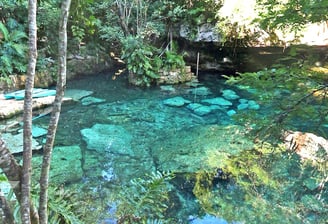 Mexico - Ecopark Kantun Chi, see cenotes, kayak, and relax